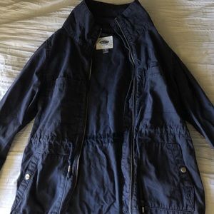 navy blue “army” jacket